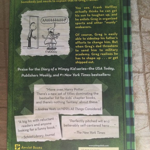 Dairy of a Wimpy kid book hard cover novel by Jeff Kinney lot of three - Picture 9 of 12